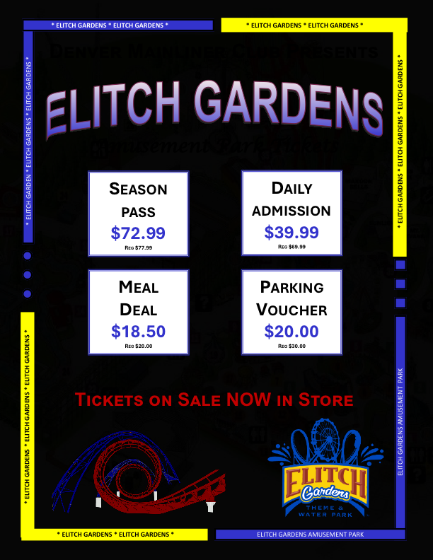 2024 Elitch Gardens Tickets