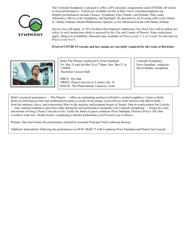 Colorado Symphony Mar 2022 page 2