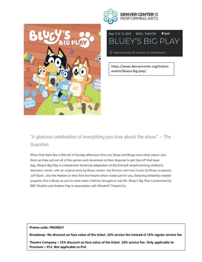 Denver Center - Blueys Big Play -2024