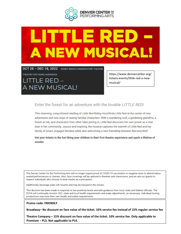 Denver Center - Little Red A New Musical 2022