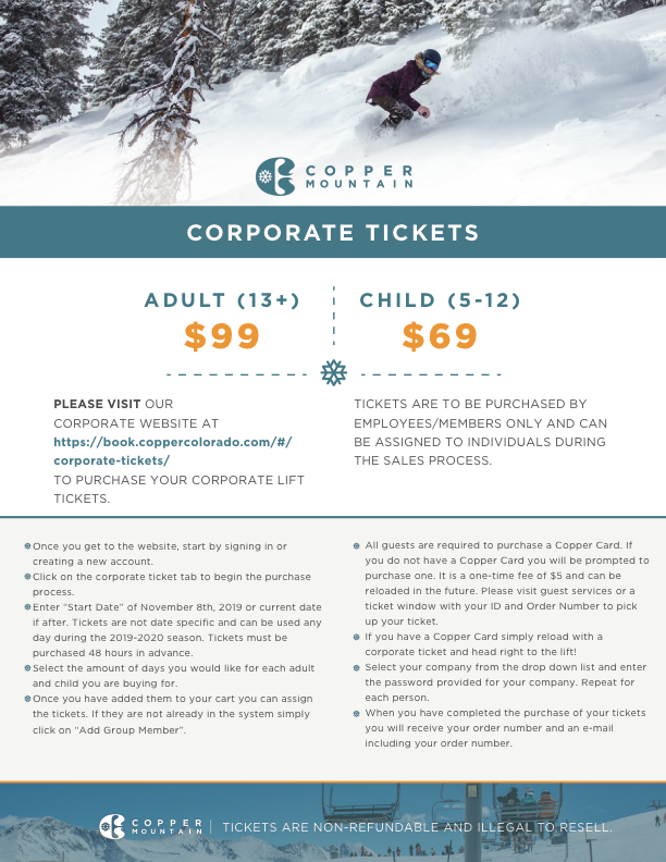 copper mountain lift tickets