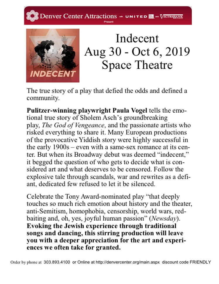 Indecent 2019