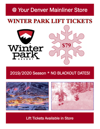 Winter Park Lift Ticket Flyer 2019